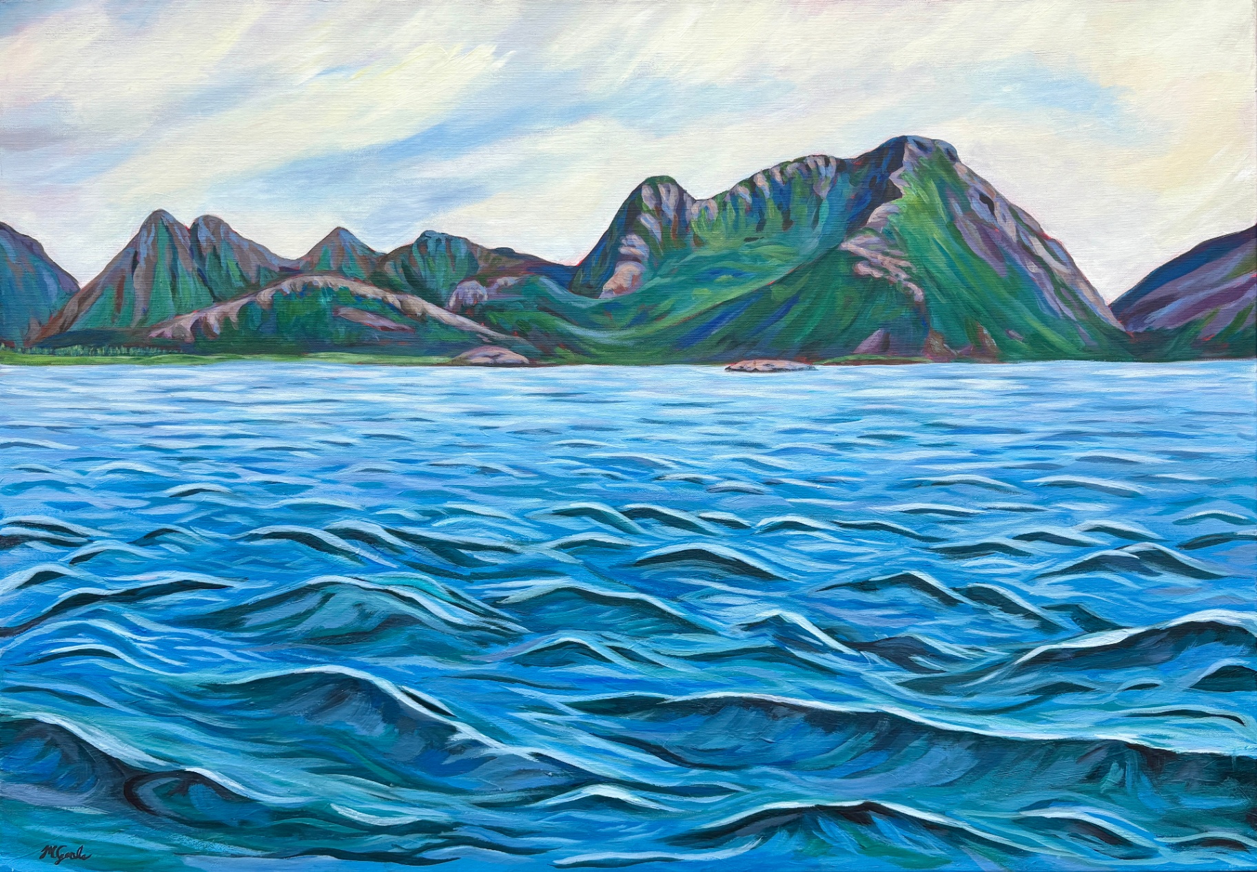 Vesterålen — Acrylic on canvas