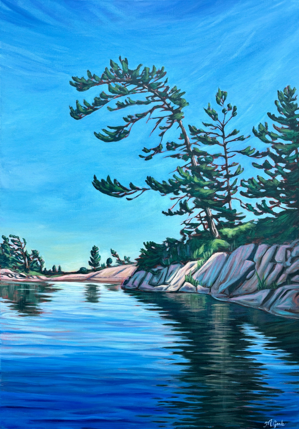 Franklin — Acrylic on canvas