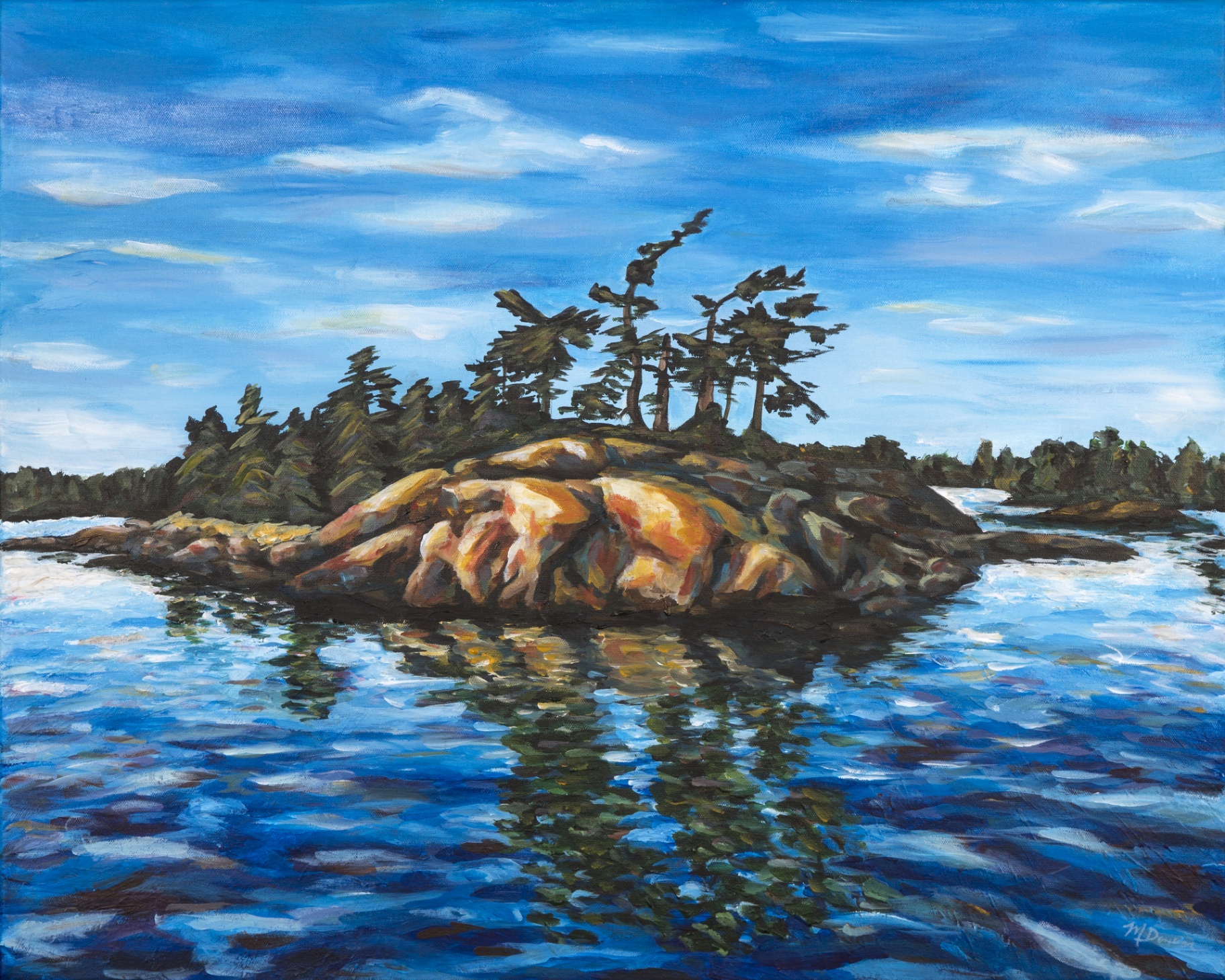 Reflection — Acrylic on canvas